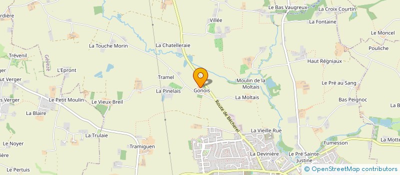 localisation de l'entreprise SODA 13-35  GEVEZE