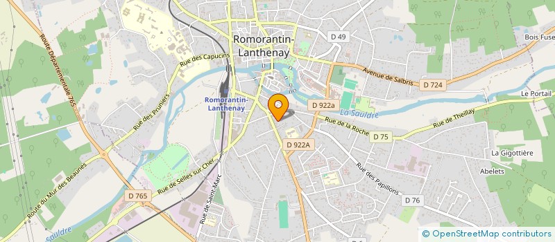 localisation de l'entreprise SODA 41  ROMORANTIN-LANTHENAY