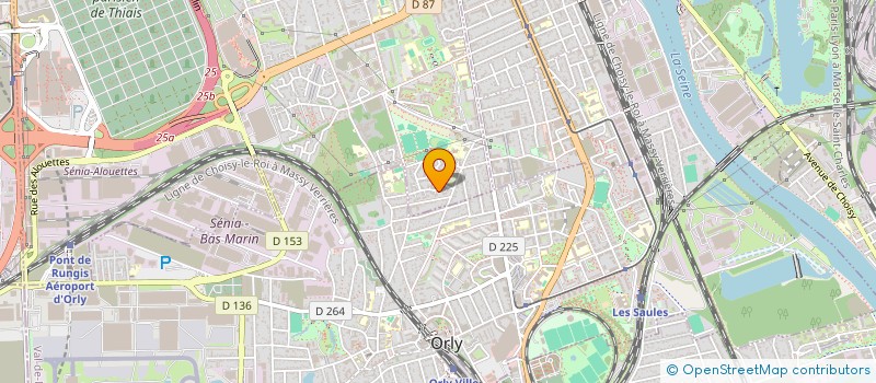 localisation de l'entreprise SODA à THIAIS