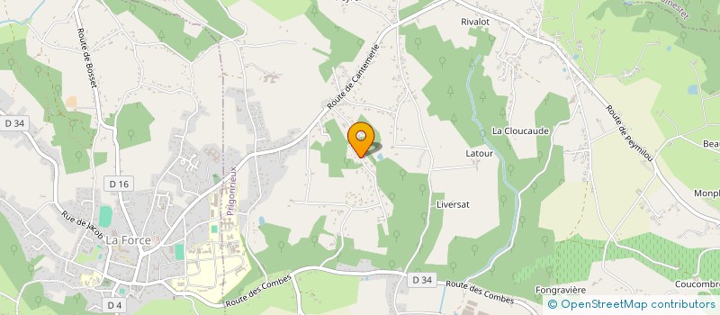 localisation de l'entreprise SODA  PRIGONRIEUX