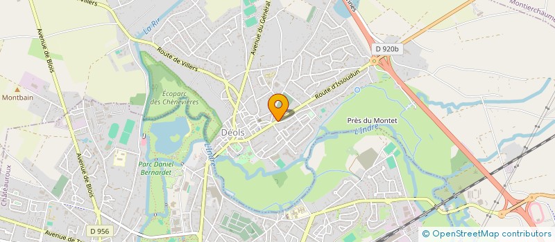 localisation de l'entreprise SODA à DEOLS
