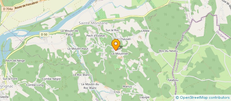 localisation de l'entreprise SODA  PRATS-DE-CARLUX