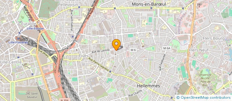 localisation de l'entreprise SODA à LILLE