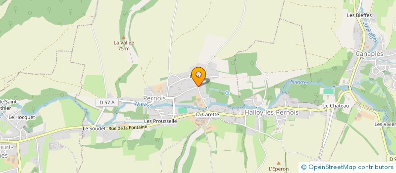 localisation de l'entreprise SODA  PERNOIS