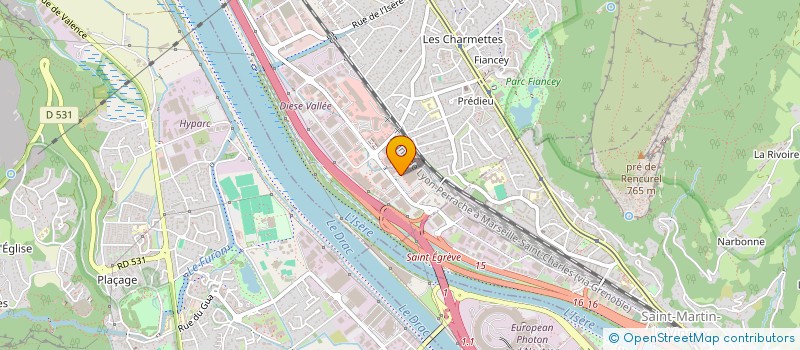 localisation de l'entreprise SODA CAMA à SAINT-EGREVE