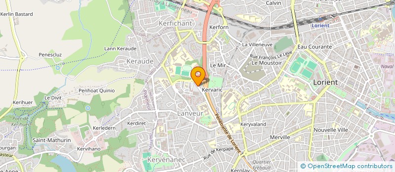 localisation de l'entreprise SODAC à LORIENT