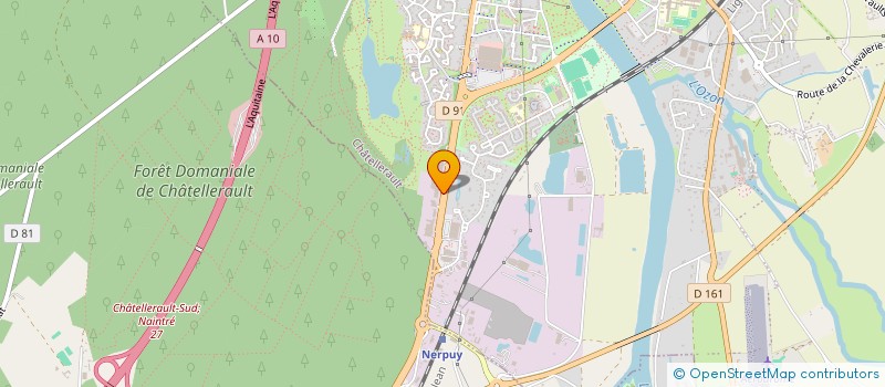 localisation de l'entreprise SODAC DES NATIONS  CHATELLERAULT