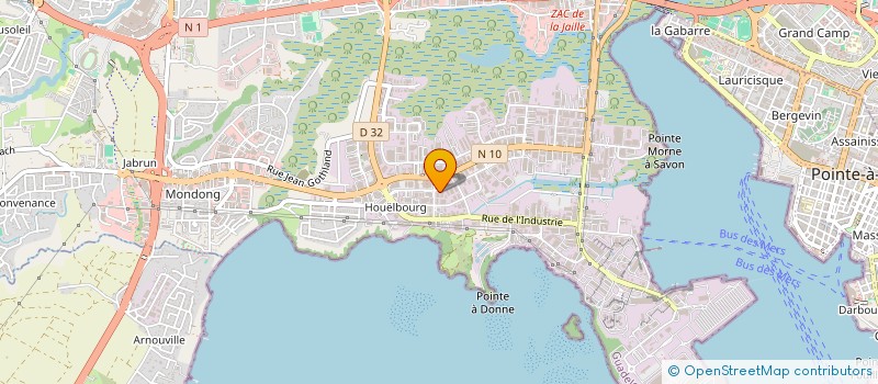 localisation de l'entreprise SODACY  BAIE-MAHAULT