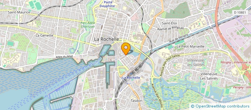 localisation de l'entreprise SODAFIP à LA ROCHELLE