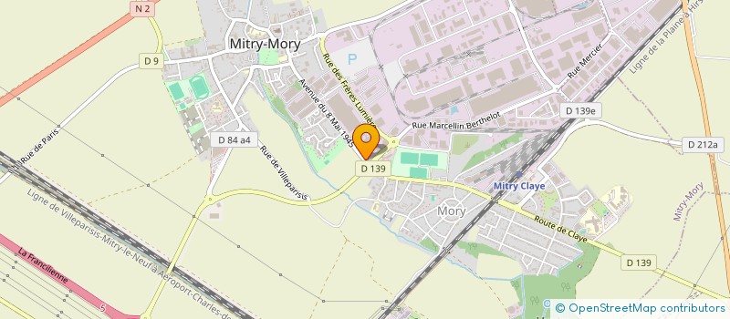 localisation de l'entreprise SODAIC LAUNDRY SERVICES à MITRY-MORY