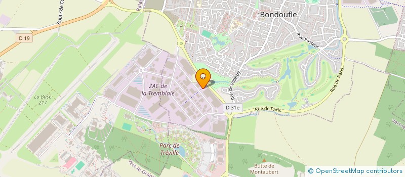 localisation de l'entreprise SODAIC LOGISTIQUE  BONDOUFLE