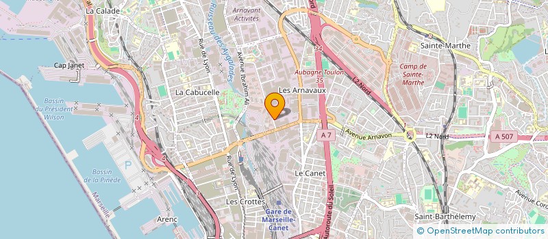 localisation de l'entreprise SODAIPA à MARSEILLE