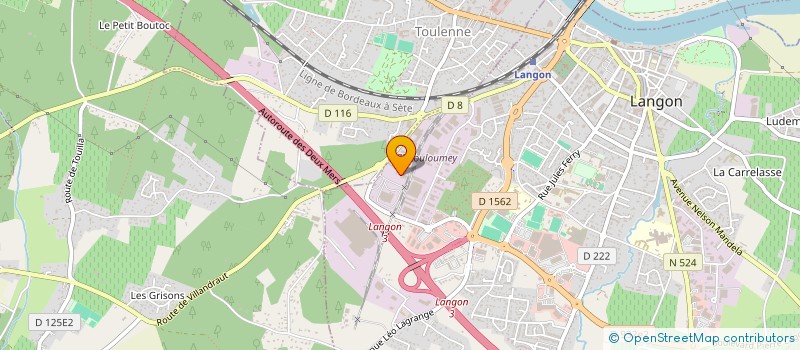 localisation de l'entreprise SODAL à LANGON