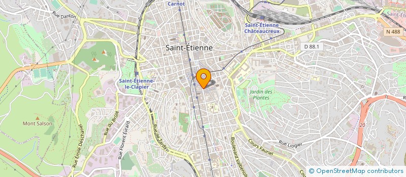 localisation de l'entreprise SODAL à SAINT-ETIENNE