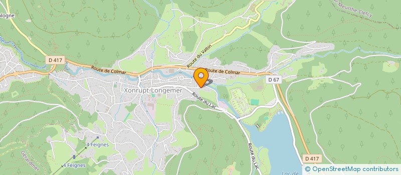 localisation de l'entreprise SODAL à XONRUPT-LONGEMER