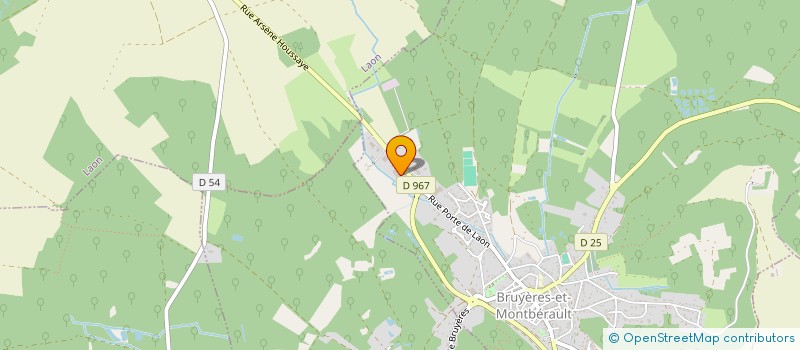 localisation de l'entreprise SODAL IMMOBILIER à BRUYERES-ET-MONTBERAULT