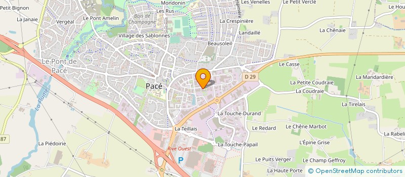 localisation de l'entreprise SODALEC à PACE