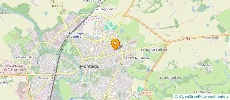 localisation de l'entreprise SODALEX à MONTAIGU-VENDEE