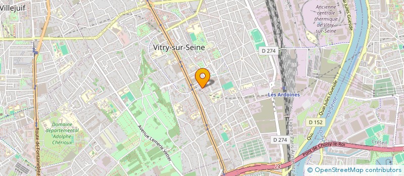 localisation de l'entreprise SODALINE FOOD SERVICE à VITRY-SUR-SEINE