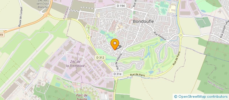 localisation de l'entreprise SODALIS 2 à BONDOUFLE