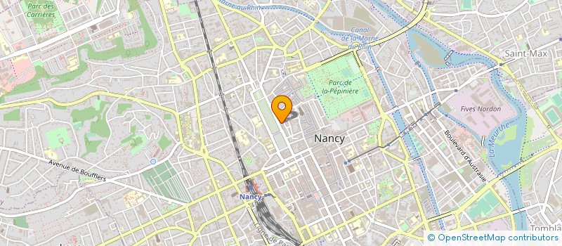 localisation de l'entreprise SODALIS à NANCY