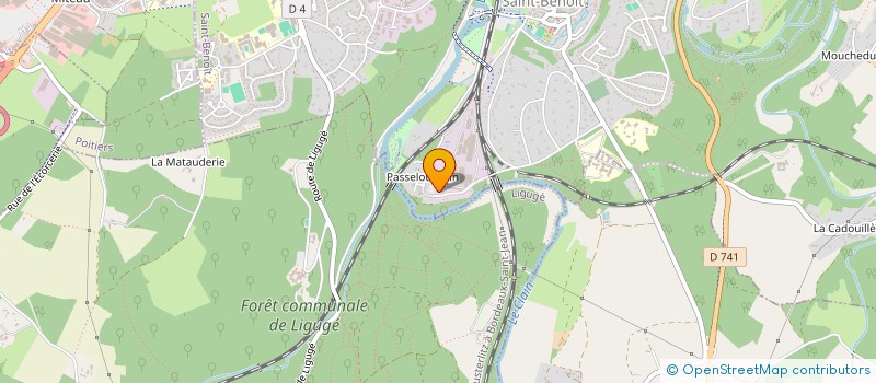 localisation de l'entreprise SODALIS FRANCE INDUSTRIAL  SAINT-BENOIT