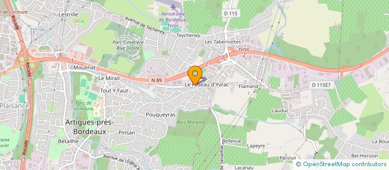 localisation de l'entreprise SODALIS SUD-OUEST  BOE