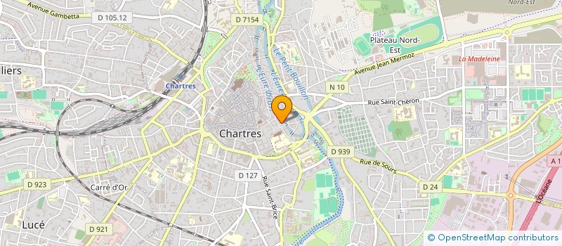 localisation de l'entreprise SODALITE à CHARTRES