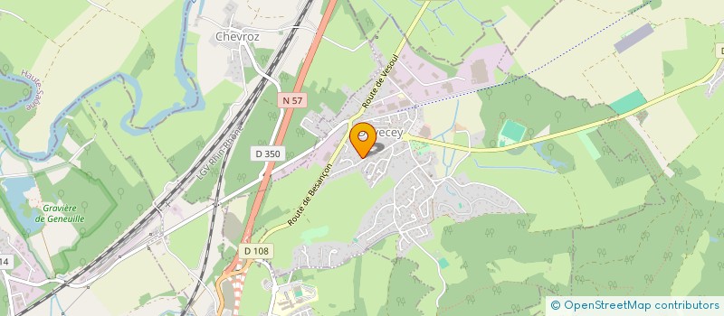 localisation de l'entreprise SODAM à GENEUILLE