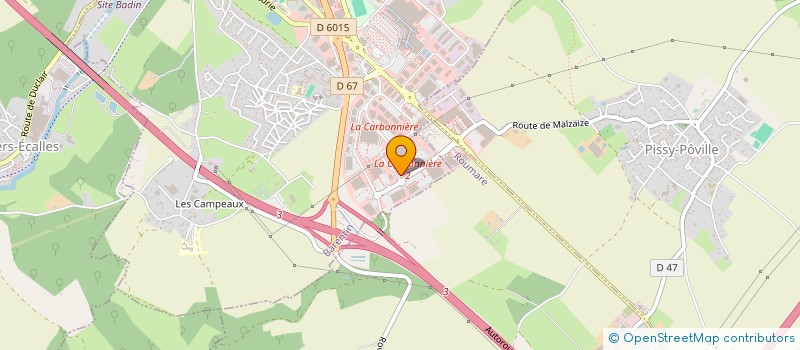 localisation de l'entreprise SODAM  BARENTIN