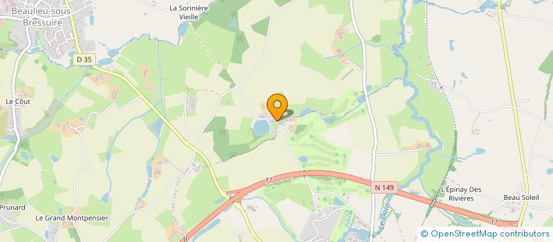 localisation de l'entreprise SODAMAX  BRESSUIRE