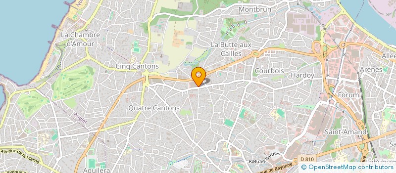 localisation de l'entreprise SODANG à ANGLET