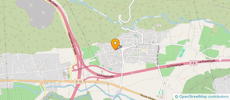 localisation de l'entreprise SODANO & CIE  COUDOUX