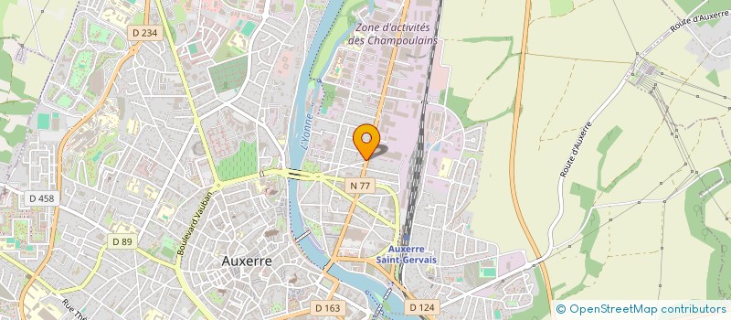 localisation de l'entreprise SODAPI INVESTISSEMENT à AUXERRE
