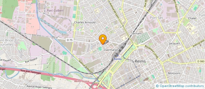 localisation de l'entreprise SODAPP à REIMS