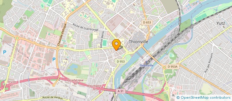 localisation de l'entreprise SODAPSY à THIONVILLE