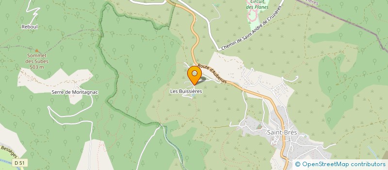 localisation de l'entreprise SODAR  SAINT-BRES