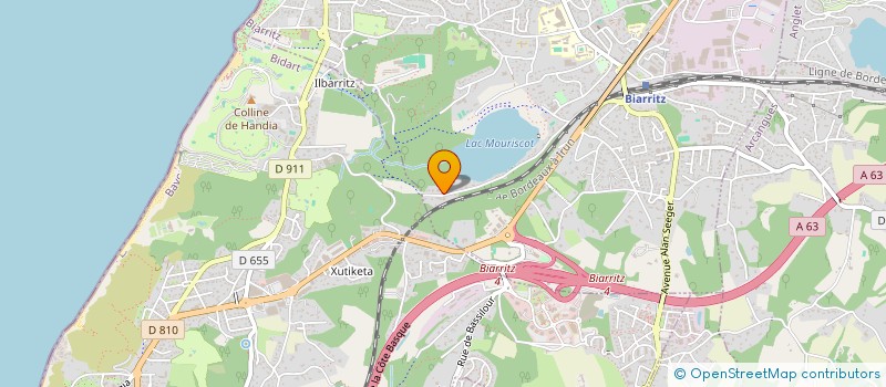 localisation de l'entreprise SODAV  BIARRITZ