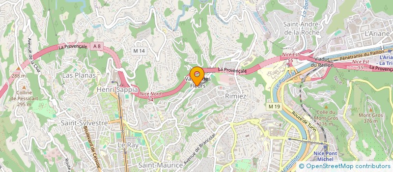 localisation de l'entreprise SODAV  NICE