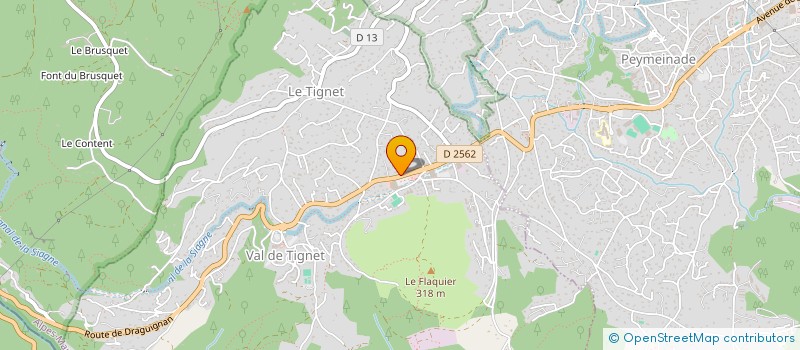 localisation de l'entreprise SODAY à LE TIGNET