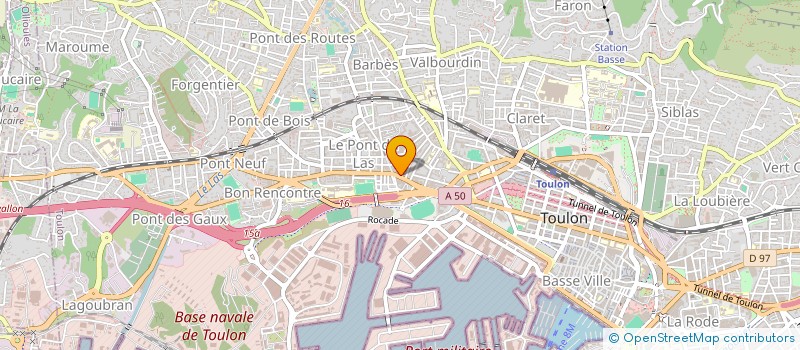 localisation de l'entreprise SODAY  TOULON