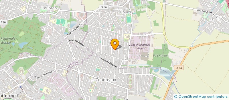 localisation de l'entreprise SODDAM  COURTRY