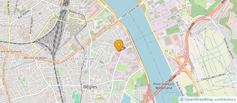 localisation de l'entreprise SODDECO à BEGLES