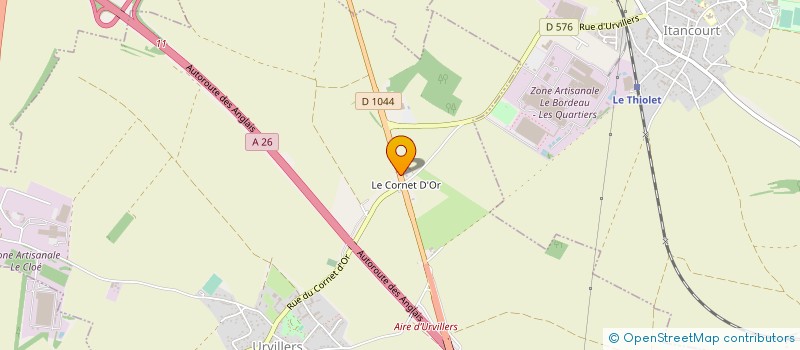 localisation de l'entreprise SODDES à URVILLERS