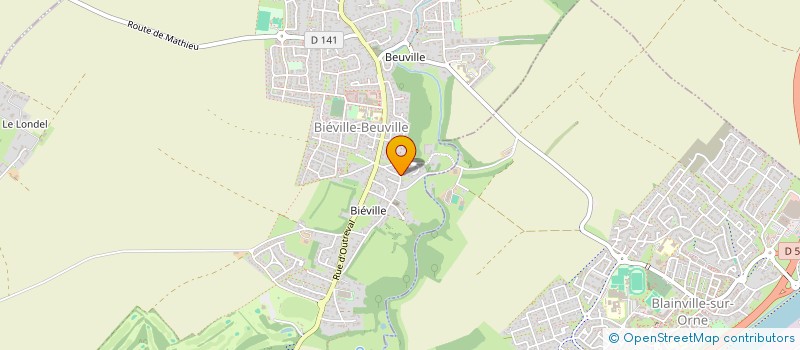 localisation de l'entreprise SODE  BIEVILLE-BEUVILLE