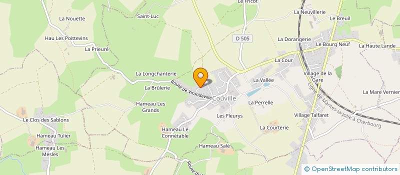 localisation de l'entreprise SODEA INDUSTRIE  TEURTHEVILLE-HAGUE