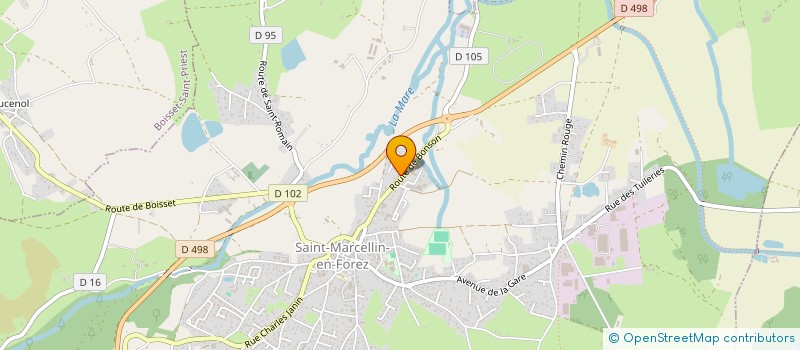 localisation de l'entreprise SODEBAT  SAINT-MARCELLIN-EN-FOREZ