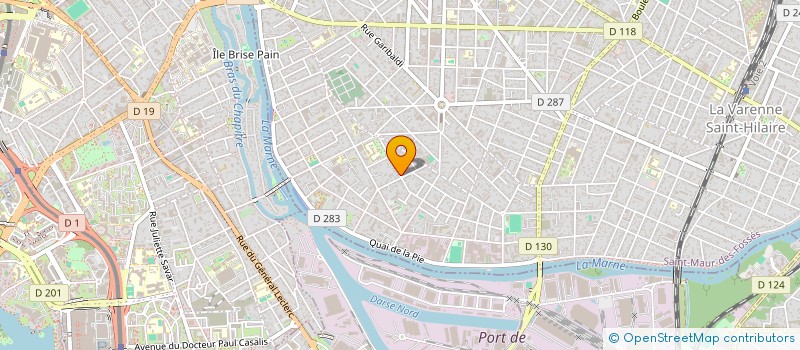 localisation de l'entreprise SODEBATI à SAINT-MAUR-DES-FOSSES