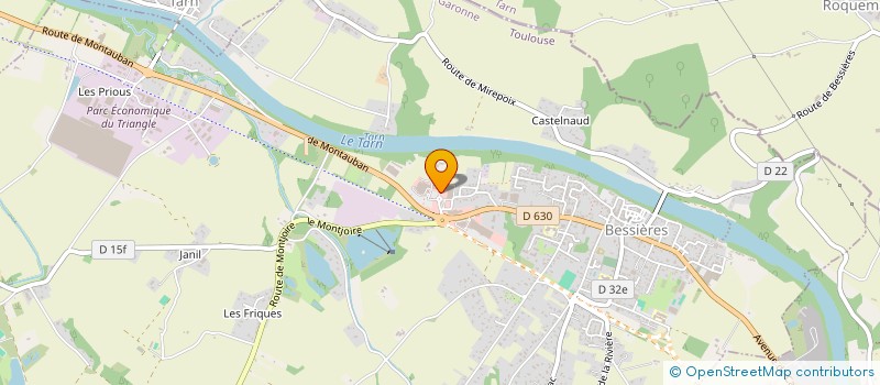 localisation de l'entreprise SODEBES  BESSIERES