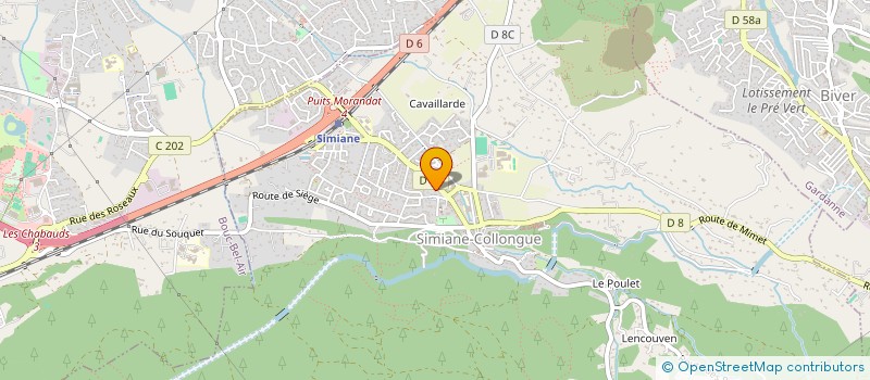 localisation de l'entreprise SODEBON SOC EXPL ETS BONTOUX  SIMIANE-COLLONGUE